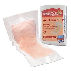 Tranquility Liners Adult Unisex Disposable Heavy Absorbency 9 X 24 In. 120 Ct.