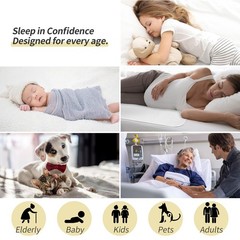 2 Pack 34×52 inch Waterproof Bed Pads Washable Reusable Mattress Protector