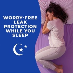 All-in-One Ultra Thin Overnight Pads for Women – 120 Count Pack, Leak Protection