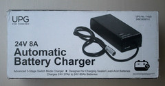 UPG 24 Volt 8.0 Amp XLR 24BC8000T-5 Automatic Battery Charger