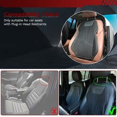 Car Seat Back Protector Mat Pad Gel Breathable Cushion for Auto Truck Universal