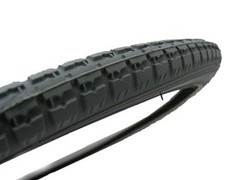 Wheelchair Tire, Pneumatic, Light Grey Tread, 24″ x 1-3/8″,