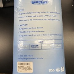 Quality Care Premium Disposable Underpads – 23 X 36 50 Count