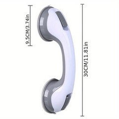 Portable Suction Cup Safety Grab Bar Bathroom Shower Tub Handrail Elderly Handle