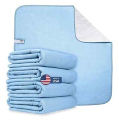 3 NEW BED PADS REUSABLE UNDERPADS 34×36 HOSPITAL GRADE INCONTINENCE WASHABLE