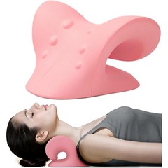 Cervical Neck Pillow stretcher Traction Device Brace Support Pain Relief Massage