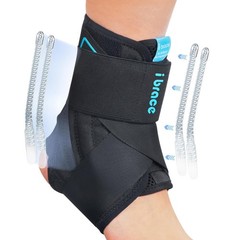 Ankle Brace, Lace Up Adjustable Support, Ankle Stabilizer for Running