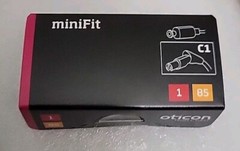 HEARING AID SPEAKER UNIT (Oticon) ~ MINIFIT ~ 85 db ~ Size 1 ~ RIGHT Side ~ BNIB
