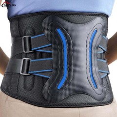 HOT-Aofit Adjustable Lumbar Support Belt Nylon Back Brace Pain Relief Breathable