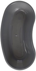 Medline DYND80327 Plastic Emesis Basins – 500 mL Graphite – Case of 250PCS
