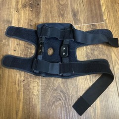 Nvorliy Hinged Orthopedic ROM Knee Brace with Shoulder Strap, Locking