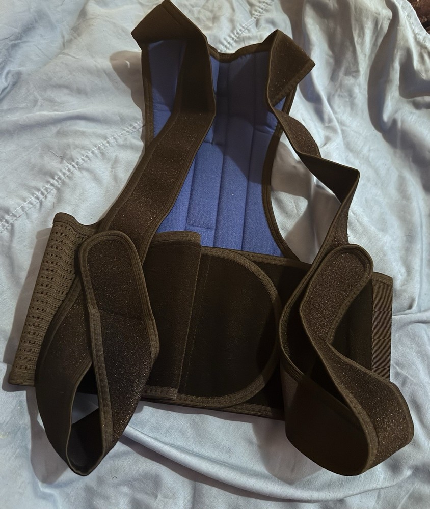 Posture Corrector Brace for Back & Shoulder Support, Adjustable, Black