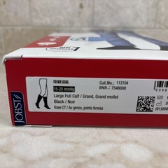 Jobst for Men Mens Casual Compression Knee Socks 15-20 mmhg Supports Therapeutic