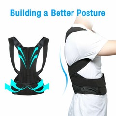 Adjustable Back Support Posture Safety Brace Shoulder Belt Vest Strap Men Women