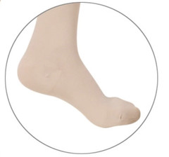 Compression Stockings Large 23-32 mmHg Women Men Thigh Length Hose Closed Toe
