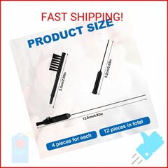 12pcs Hearing Aid Cleaning Kit, Hearing Aid Cleaning Tools Include Vent Cleaner