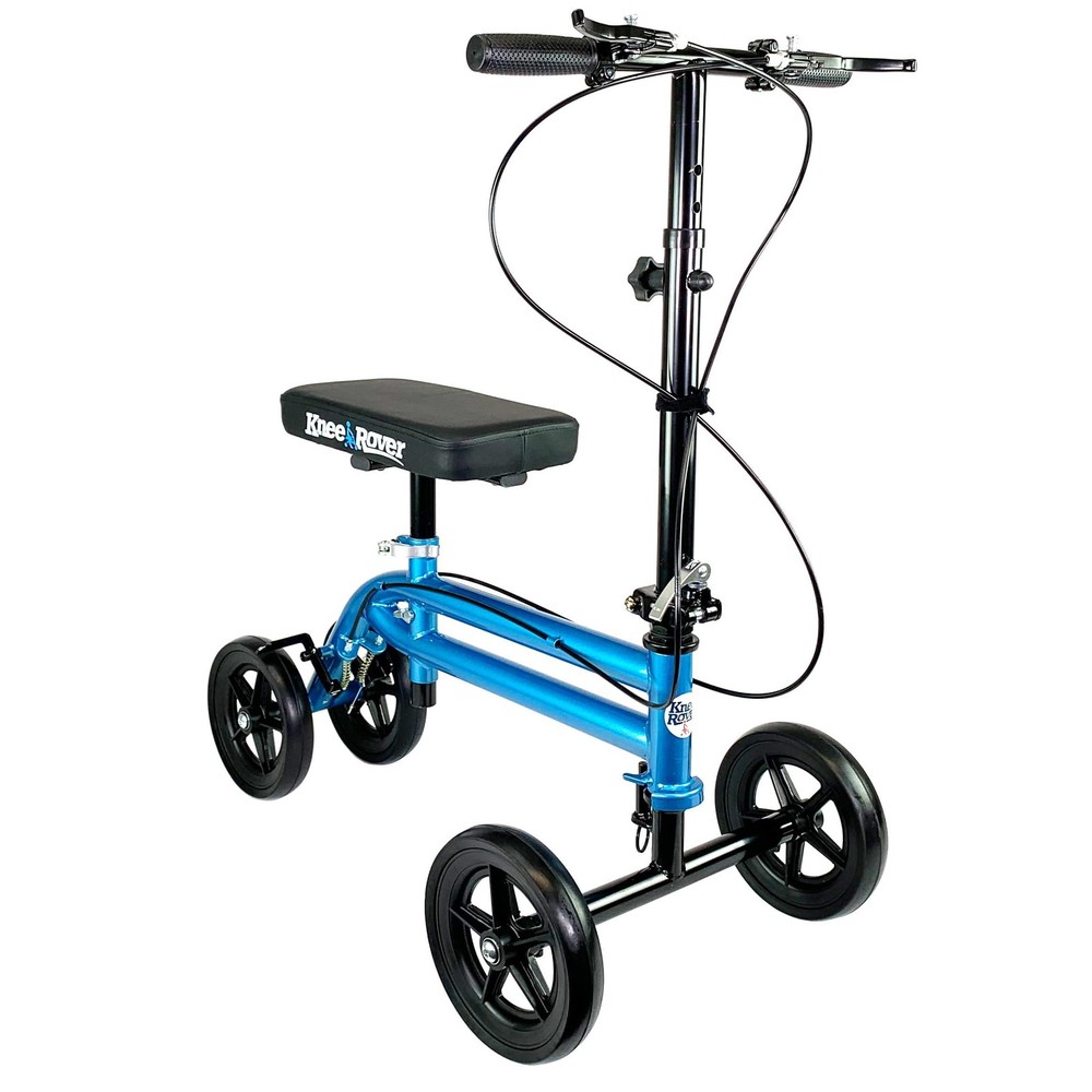 Economy KneeRover® Steerable Knee Walker Metallic Blue – Refurbished