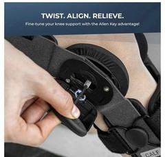Z1 K4 OsteoAlign Hinged Knee Brace Knee Support for ACL, MCL, Arthritis (OA) S
