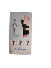 Dr Finger Thumb Splint/Brace Gray L/XL NEW RIGHT HAND