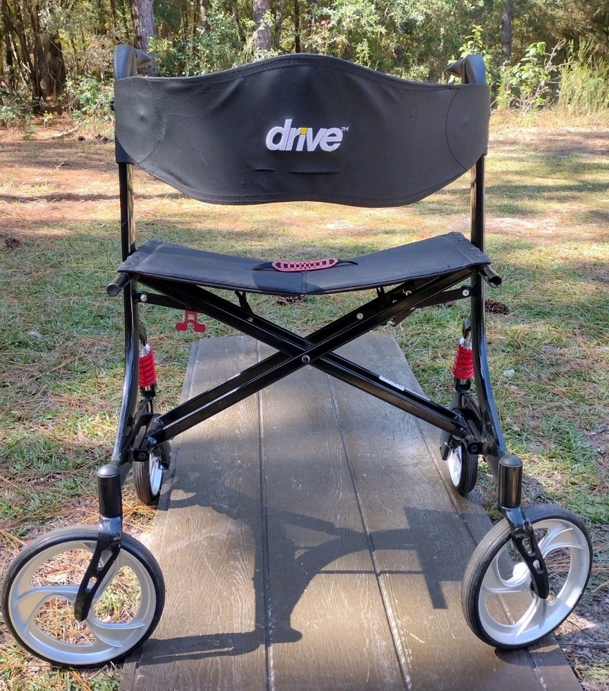 Drive Heavy Duty Walker Series F-22 Rollator w/ Added Suspension Springs