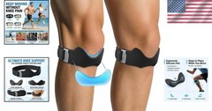 Lightweight Silicone Knee Strap – Non-Slip Support for Jumper’s Knee, 2 Count