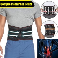 Back Brace Herniated Disc Lumbar Waist Support Belt For Lower Pain Relief Girdle
