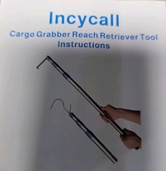 6.5 Ft Heavy Duty Truck Telescoping Pull Pole Cargo Grabber Reach Retriever Tool