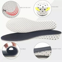 Adjustable Height Increase Insoles Heel Lift Pads Invisible Shoes Inserts Unisex