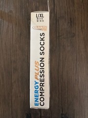 Copper Fit Energy Plus Compression Socks Black Size L/XL Unisex