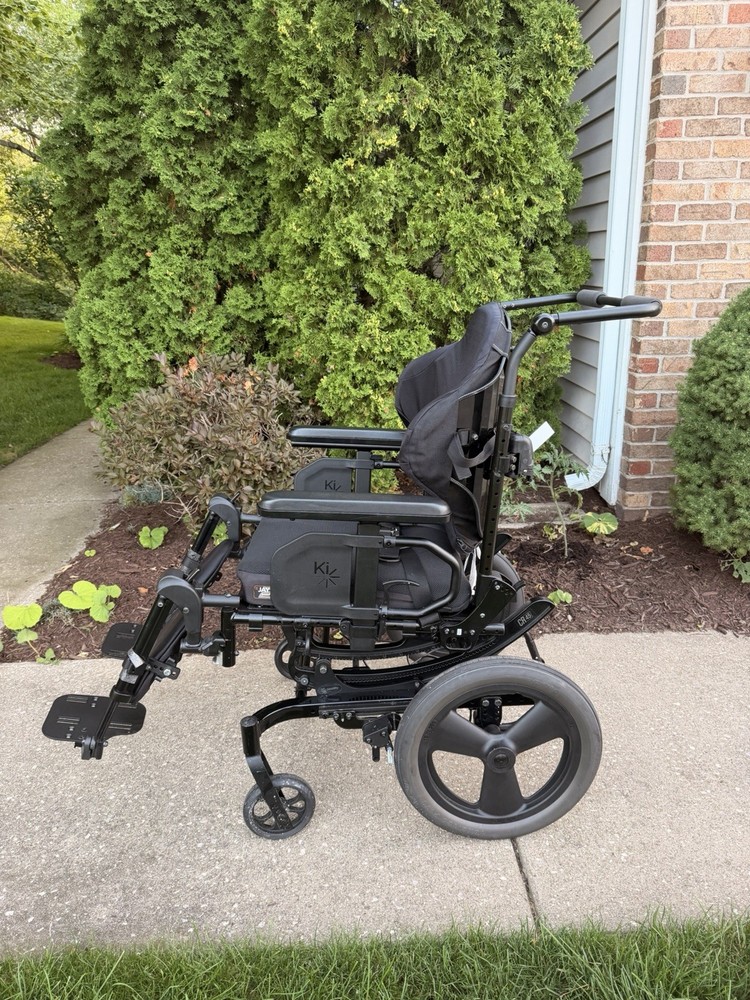 Ki mobility Focus CR Tilt In Space Manual Transport Wheelchair