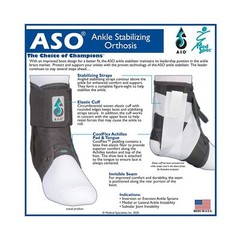 Med Spec ASO Ankle Stabilizer XX-Small Black