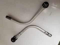 Anti Tip Wheel Bars 2x Set quickie Ts wheelchair Left Right Tipper Rear Protect