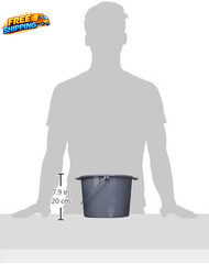 Commode Bucket with Lid and Handle Case..