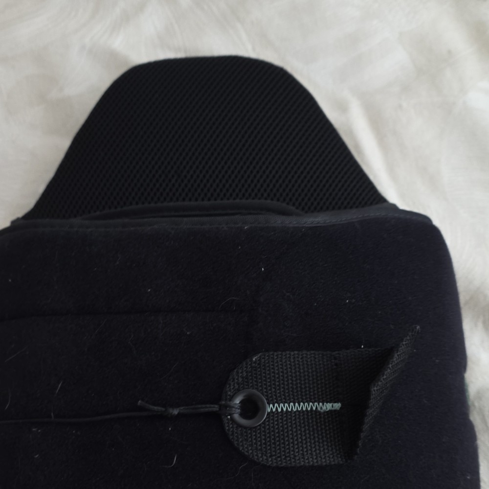 Evergreen by Aspen Orthopedic Ergonomic Back Support Seat/Posture Cushion Black