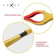 Grabber Reacher Tool – Latest Version Luxet 19 Inch (Pack of 1), Gold Black