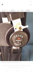 Bledsoe Lever Lock Knee Brace Regular Length 16-22 Black AK070005B L1832 NEW…