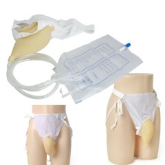 1000ml Reusable Male Portable Urinal Pee Holder Bag for Urinary Incontinence Aid