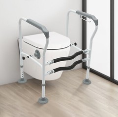 Toilet Safety Rails Toilet Handles for Elderly Handicap Toilet Frame Grab Bar