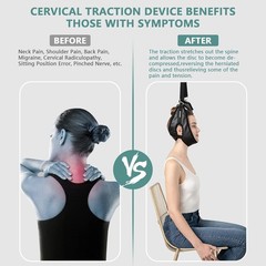 Neck Stretcher Cervical Traction Device for Home Use – over the Door Cervical Ne