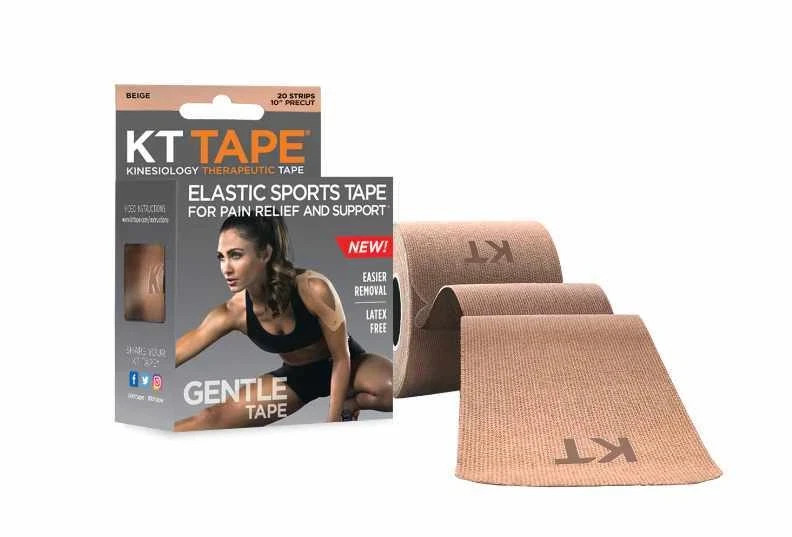 KT Tape, Kinesiology Athletic Tape, Gentle Adhesive for Sensitive Skin, 20 Count