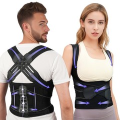 SFSSCDF Back Brace Posture Corrector for Women and Men Vertical M