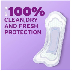 Poise Incontinence Pads for Women 4 Drop, Moderate Absorbency, Regular Length