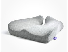 Cushion Lab Pressure Relief Seat Cushion Memory Foam NIB Light Gray