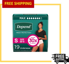 Depend Fresh Protection Women Disposable Incontinence Diapers Max Absorbency