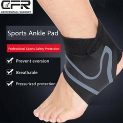 Pair Ankle Brace Achilles Tendon Support Arch Foot Wrap Sleeves Adjustable Strap