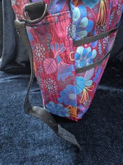 Vive Wheelchair Walker Bag Colorful Floral Machine Washable Water Resistant NWT