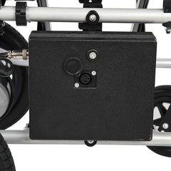 Lightweight 37.5 lbs Foldable Electric Wheelchairs Max 265lbs, 25 Miles Range
