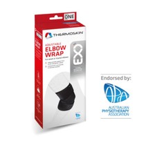 Thermoskin Exo Adjustable Elbow Wrap For Weak or Injured Elbows Black 80117