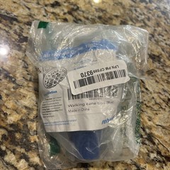 Rehand Cane Tips, 3/4 Inch All Terrain Tip for Cane & Crutch Blue