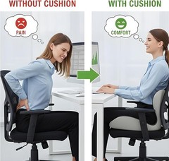 Cushion Lab Patented Pressure Relief Seat Cushion for Long Sitting Hours